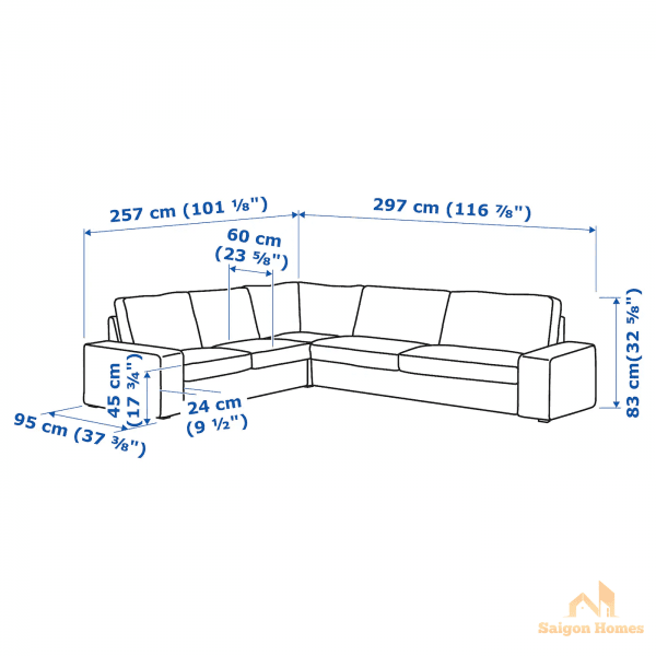 Sofa góc SGH - 02