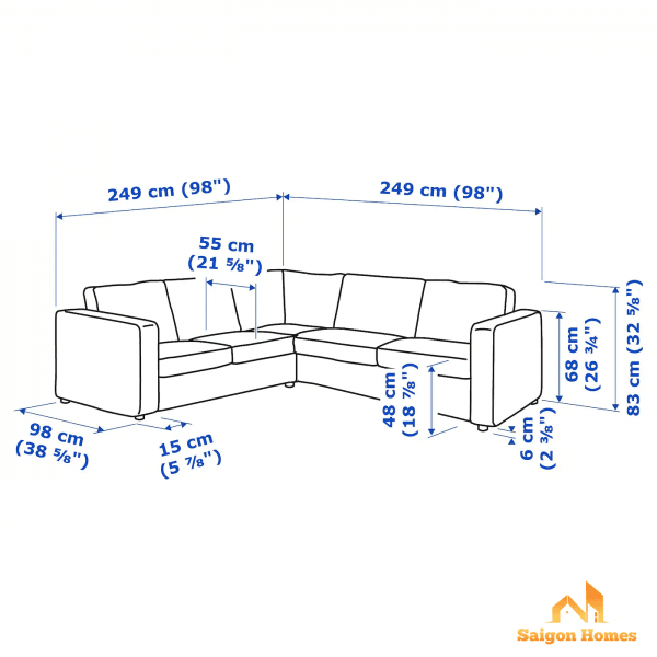 Sofa góc SGH - 22