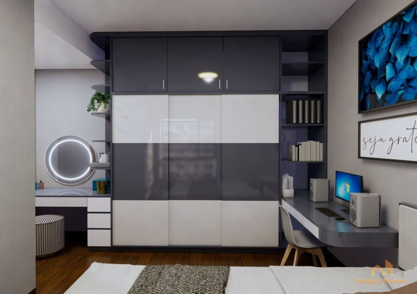 mẫu thiết kế nội thất căn hộ chung cư akari city